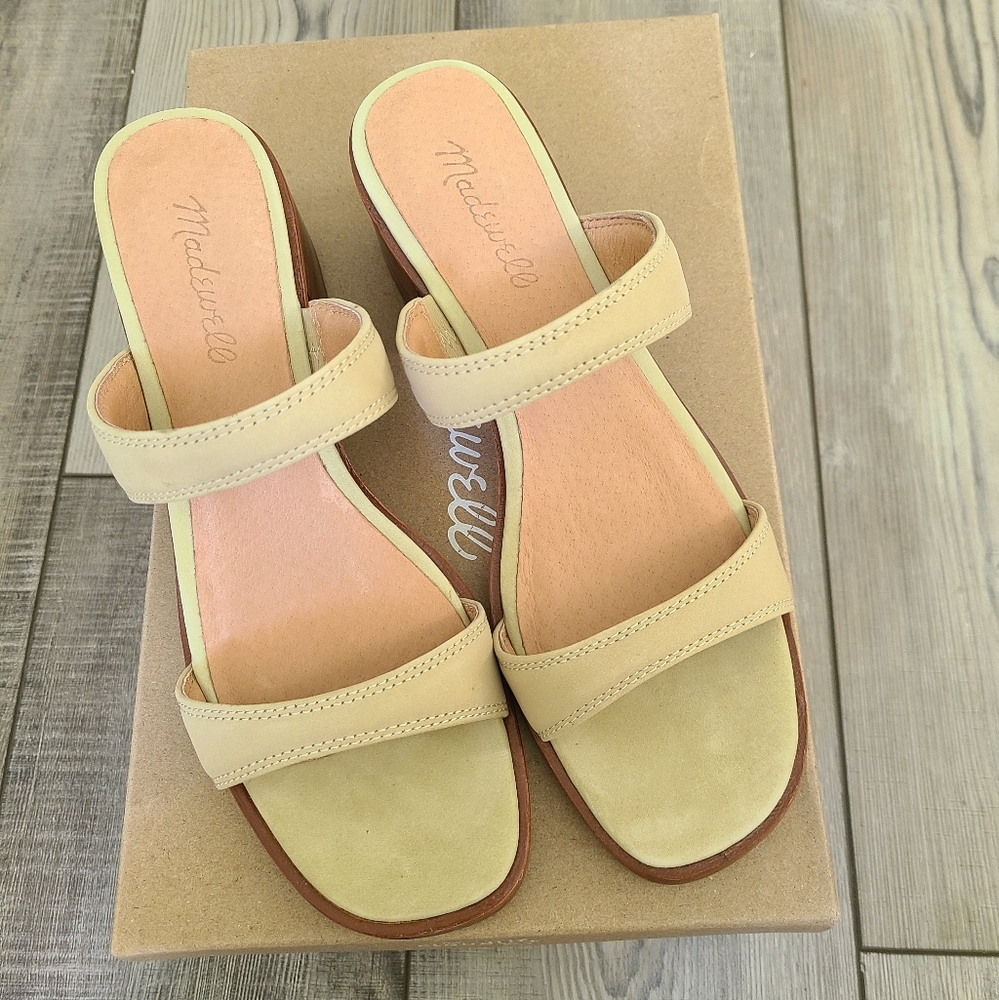 New The Saige Double-Strap Sandal in Nubuck Leather